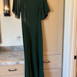 Reformation Dark Green Maxi Dress